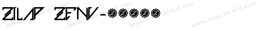Zilap Zenu字体转换